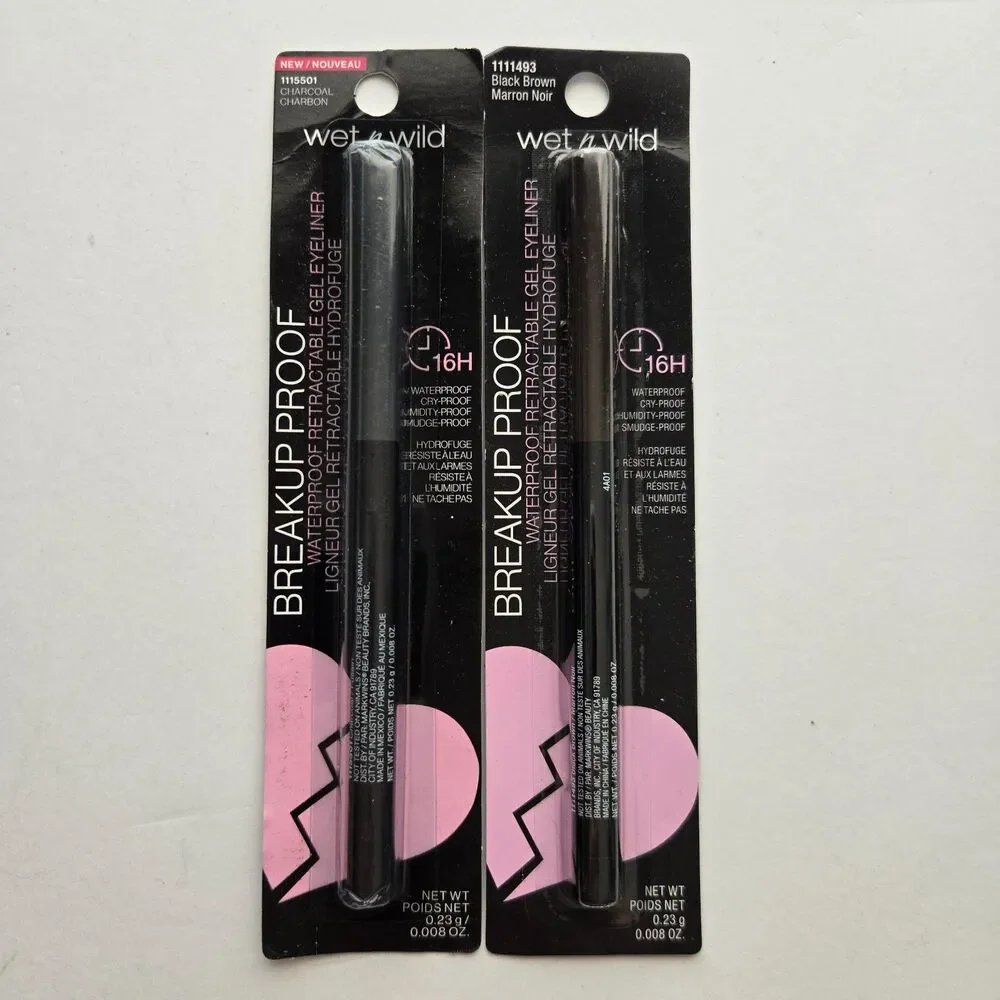 Wet N Wild Eyeliner Bundle Breakup Proof Pencils Retractable Eye Makeup
